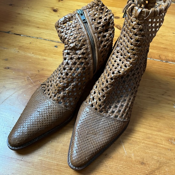Free People Loop Woven Bootie - Picture 2 of 6